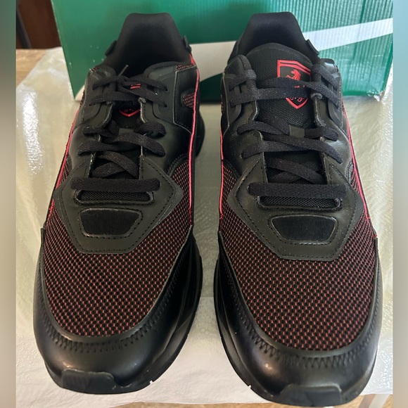 PUMA Scuderia Ferrari Mirage Sport 'Black Rosso Corsa' Sneakers 307635-01 Sz 13 - Picture 8 of 16